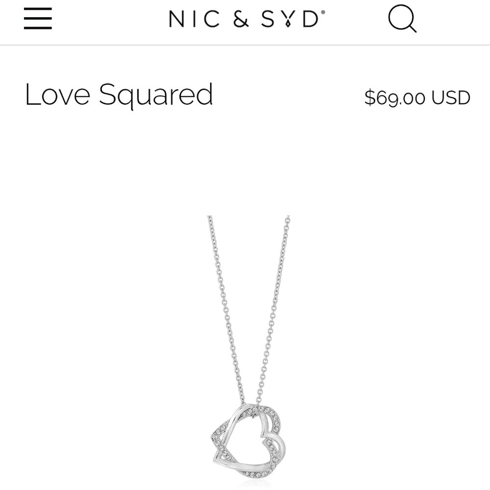 Nic & Sid Heart Necklace